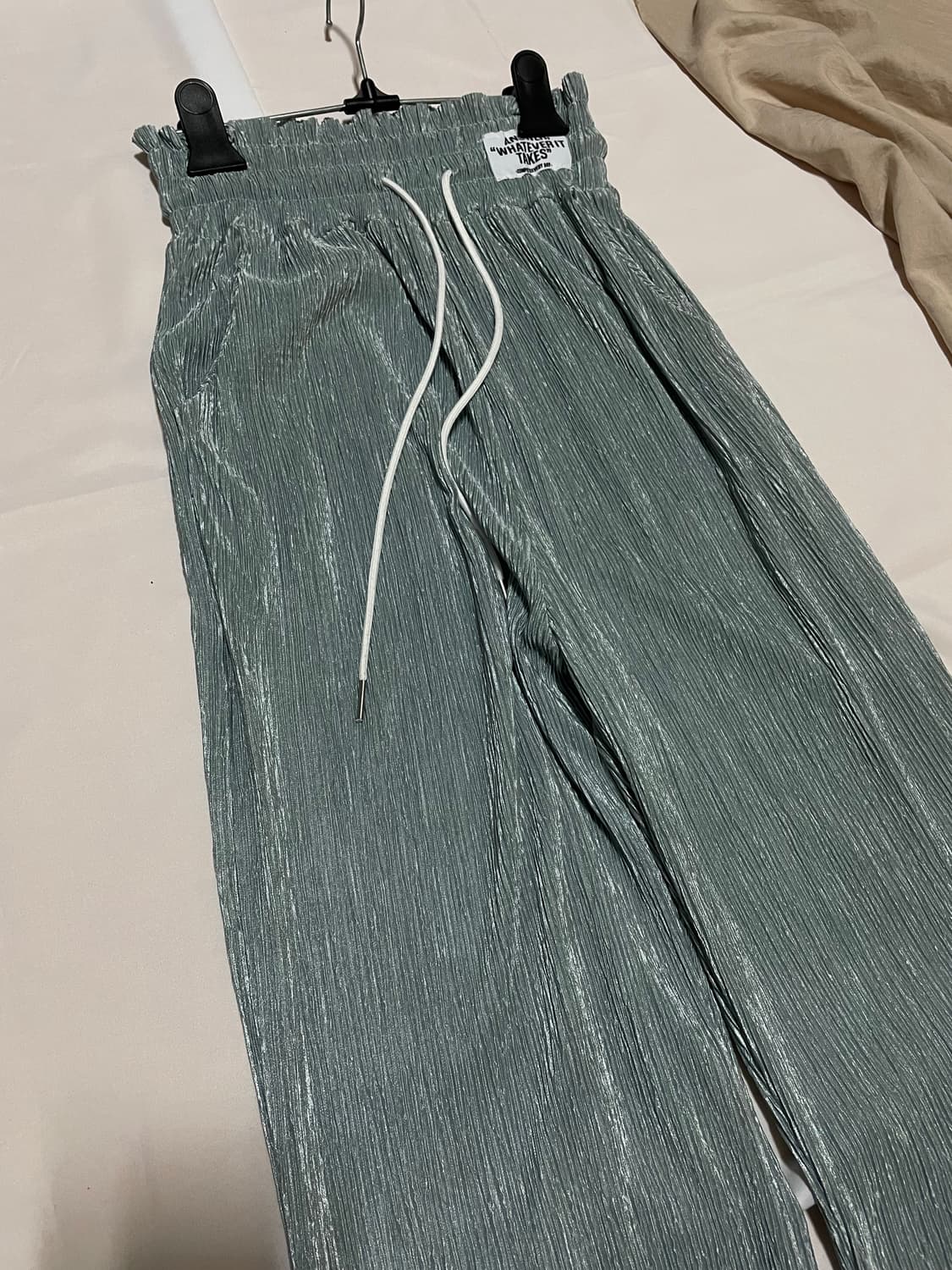 새상품 찰랑찰랑 민트 여름 바지 상품이미지3