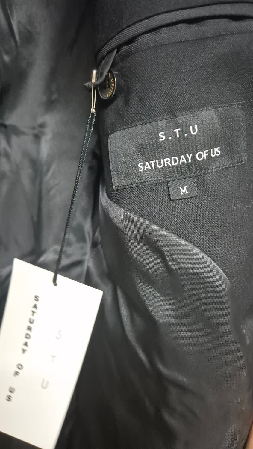 Stu 컷오프 레이어드 블레이저 M 상품이미지5