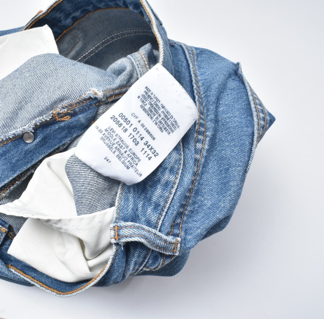 00S 빈티지 리바이스 501 청바지 부츠컷 데님팬츠 34 N0759 상품이미지7