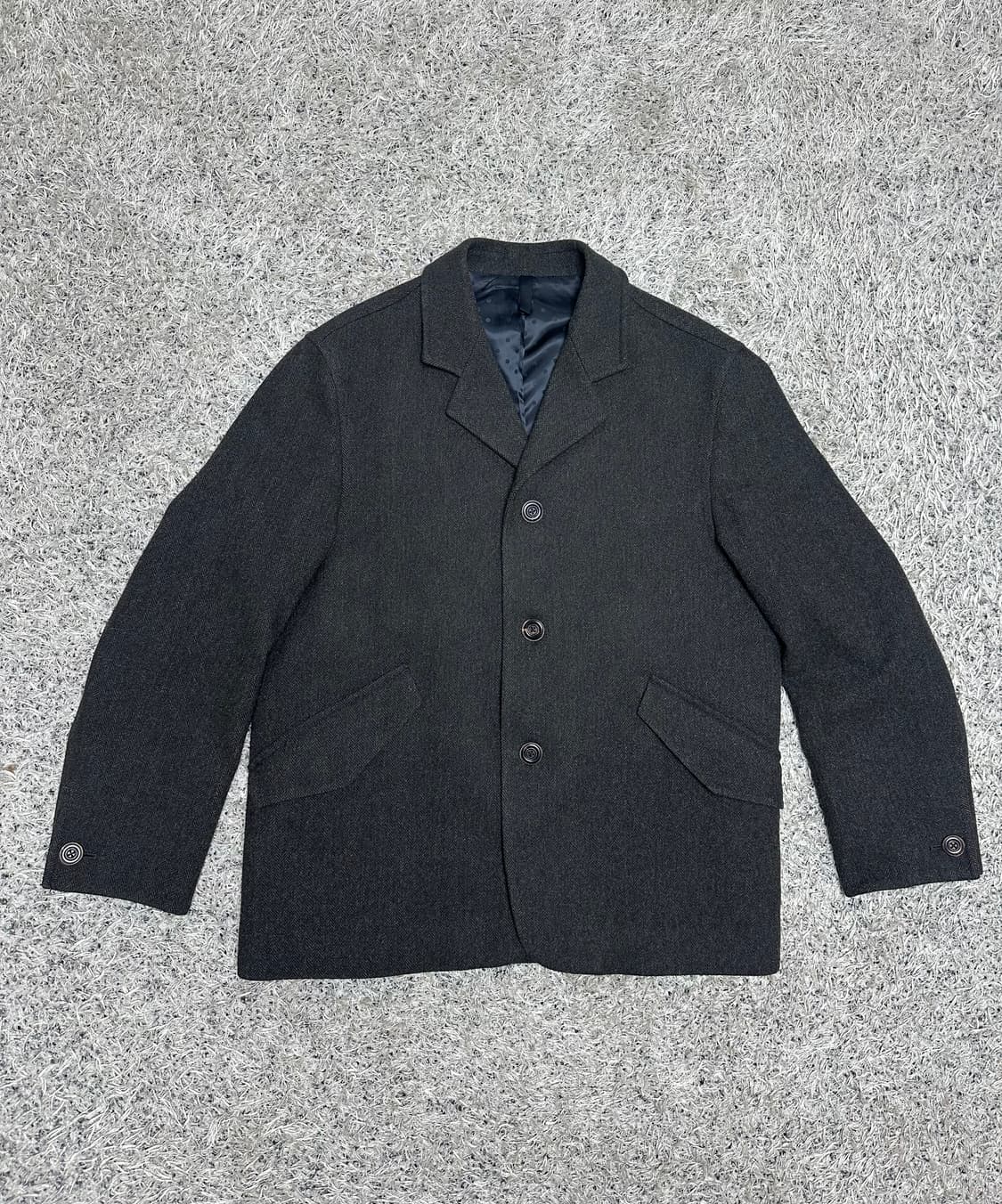 정가50) 커스텀멜로우 헤링본 울 자켓(블레이저) 상품이미지2