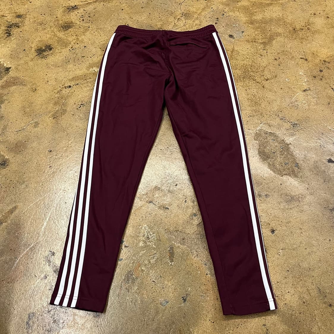 [정품/M] 아디다스 베켄바우어 트랙 팬츠 버건디 b18 상품이미지3