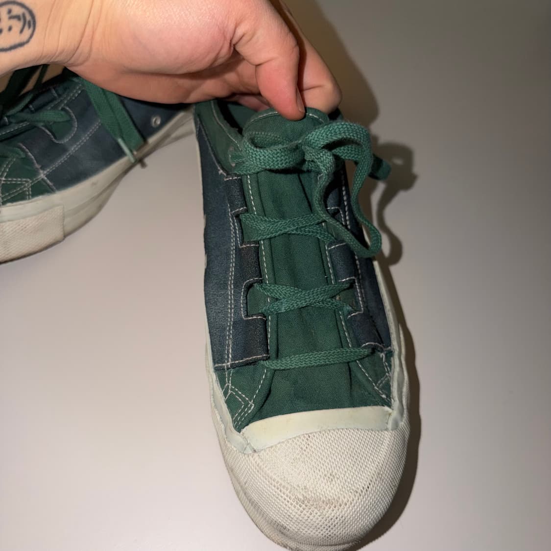 니들스 길리 스니커즈 슈즈 그린 280 상품이미지4