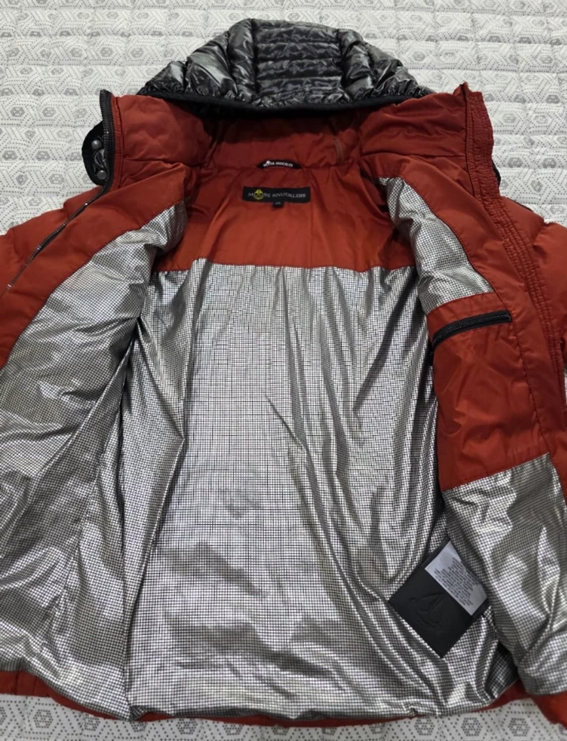 무스너클 키즈 4~6세 패딩 S/P 오렌지 상품이미지6