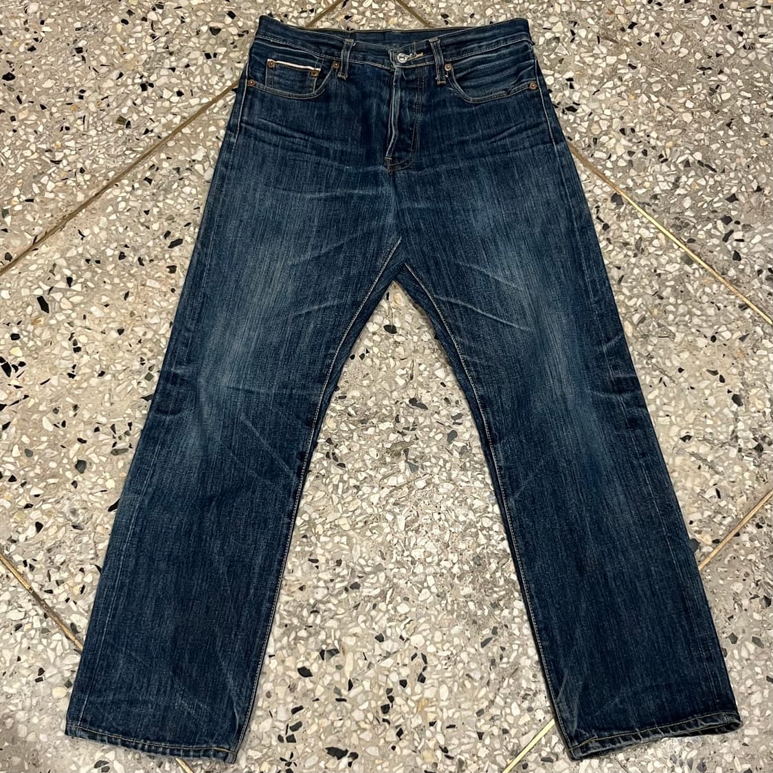 LEVI'S 리바이스 워싱 레귤러 스트레이트 데님 팬츠 상품이미지6