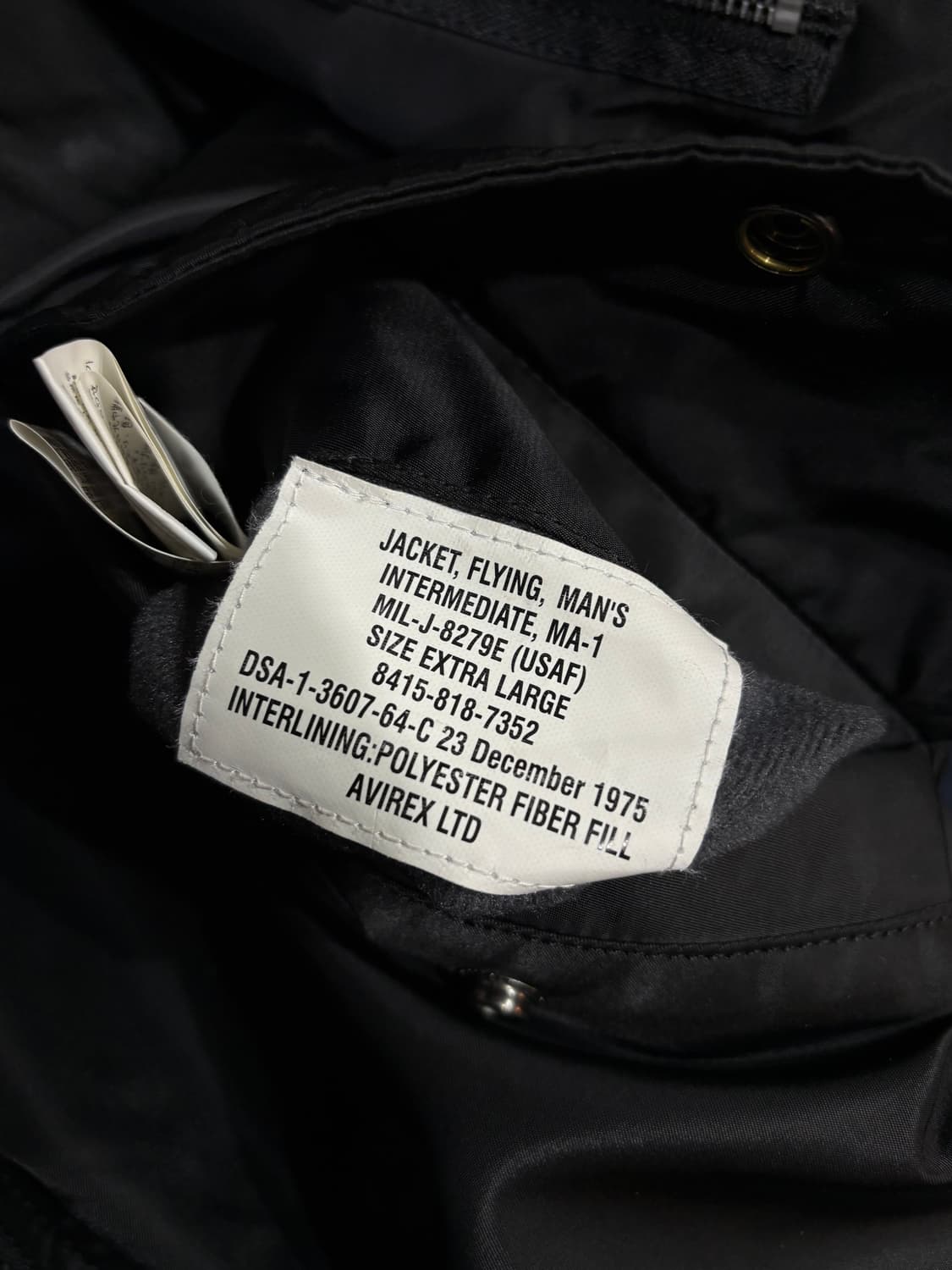 avirex  MA-1 알파 ma-1 항공자켓 상품이미지5