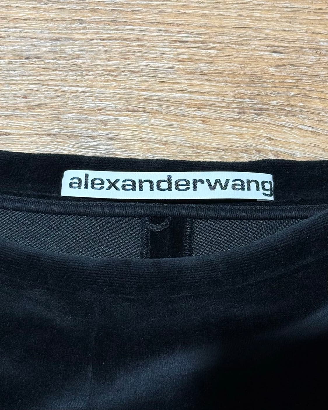 알렉산더 왕 블랙 벨벳 플레어 부츠컷 팬츠 상품이미지7