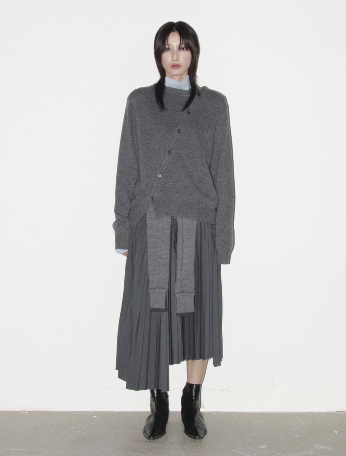 2way cardigan grey 상품이미지1