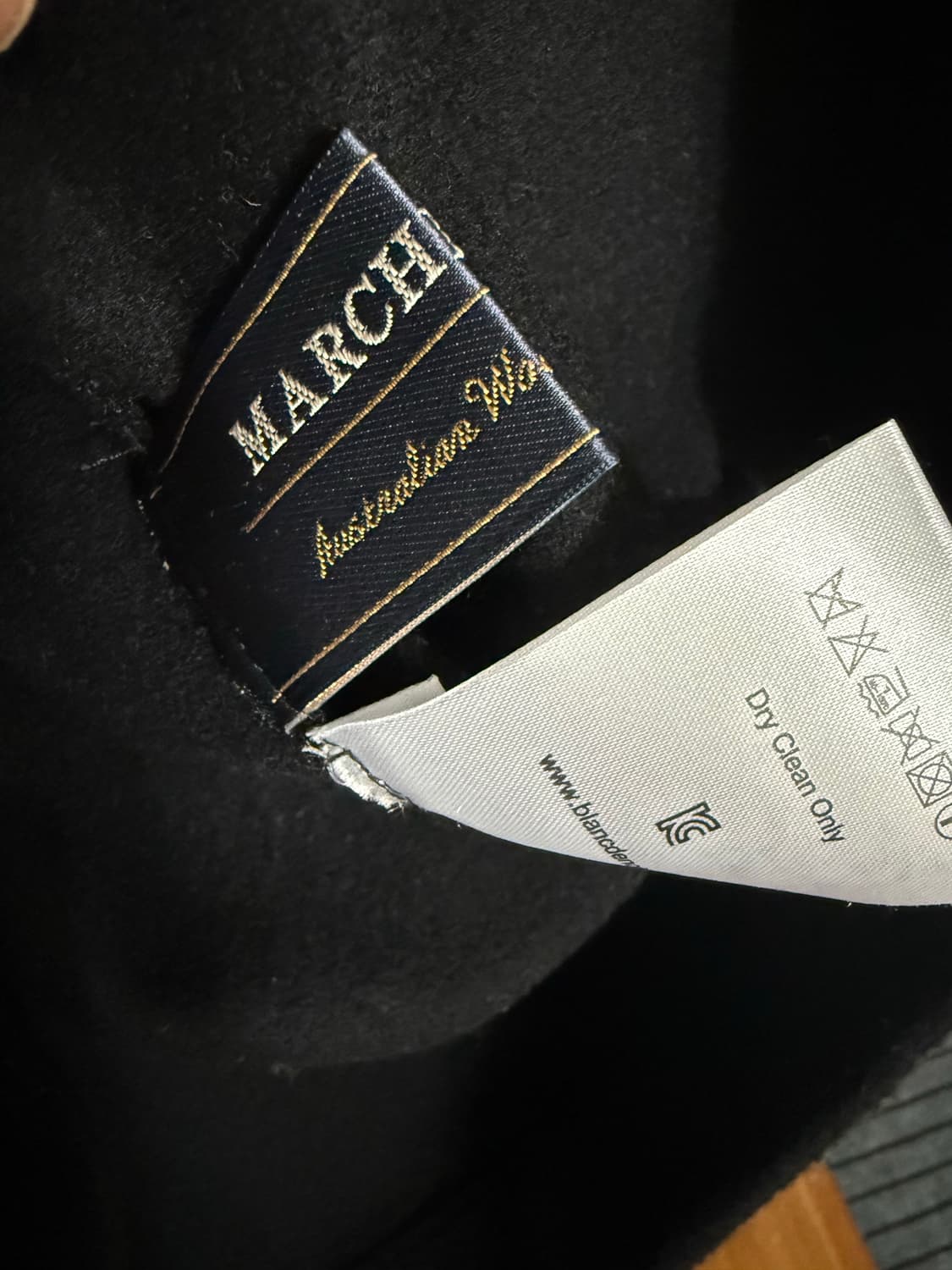 블랑드누아 마르쉐 울 브이넥 니트 블랙 1 사이즈 ( 100 ) 상품이미지6