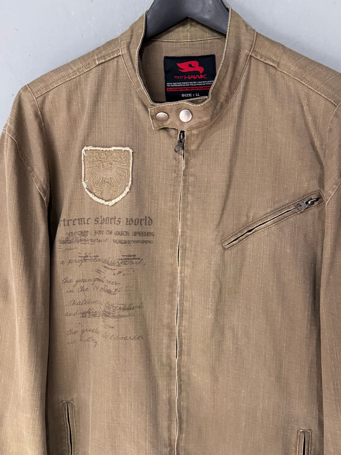 토니호크 레터링 라이더자켓  상품이미지2