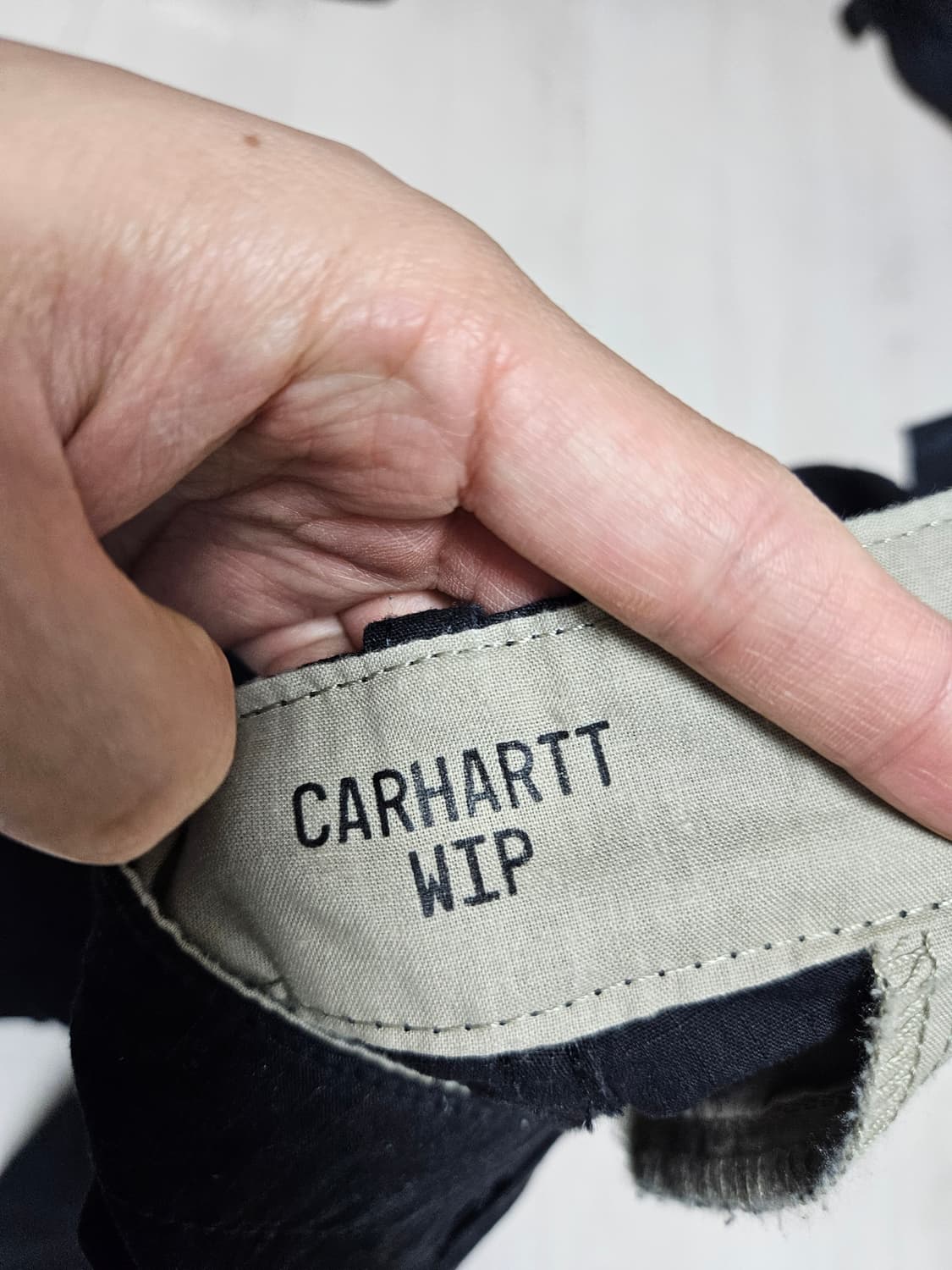 (신품급)칼하트 카고 팬츠 30 블랙 상품이미지5