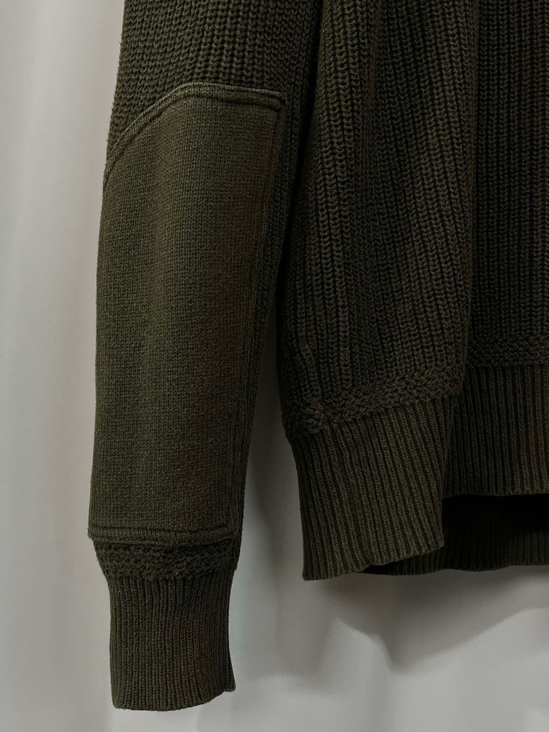 폴로 랄프로렌 올리브드랩 코만도 엘보패치 밀리터리 스웨터 상품이미지8