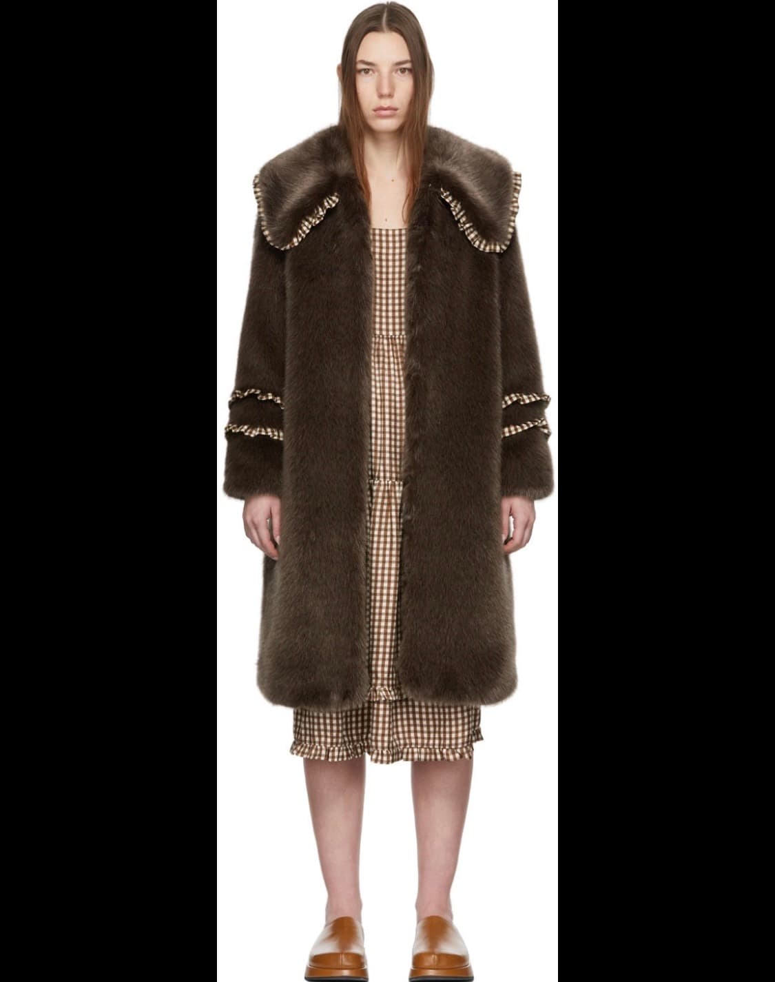 Shrimps 쉬림프 퍼 코트 상품이미지8