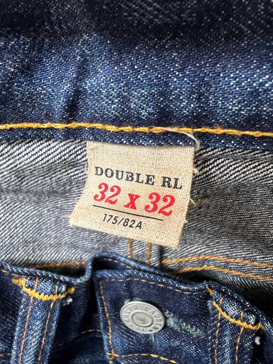 RRL/스트레이트핏 홀리 셀비지 진(32/32) 상품이미지4