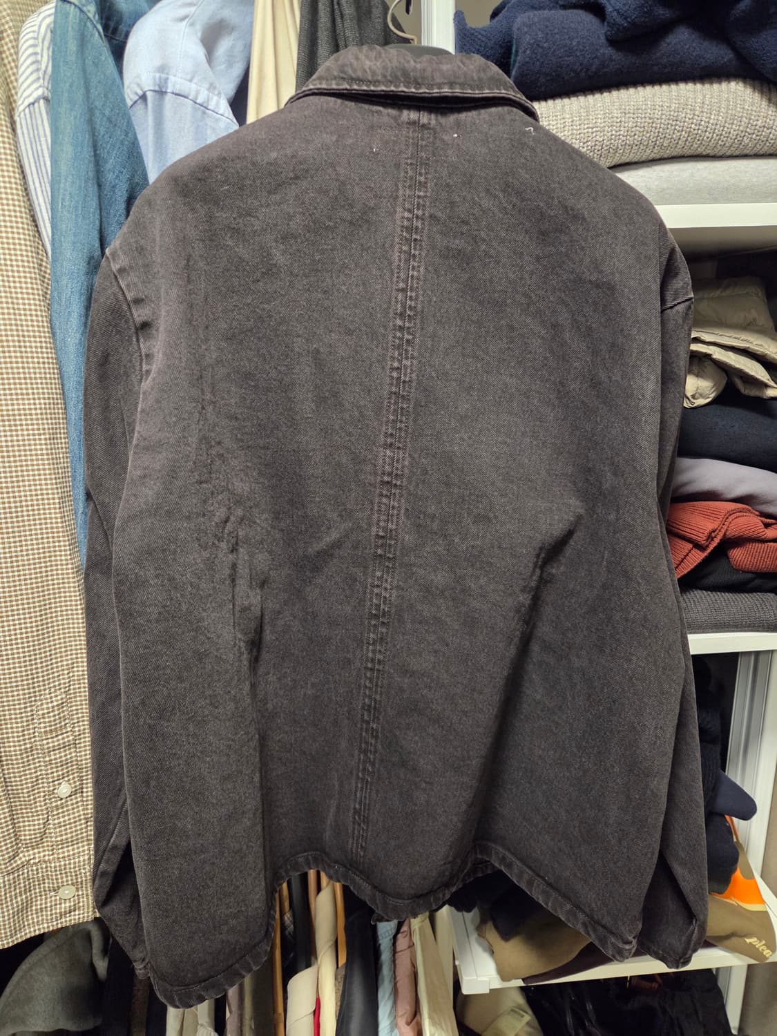 자라 데님 오버 셔츠 XL 새상품 상품이미지4