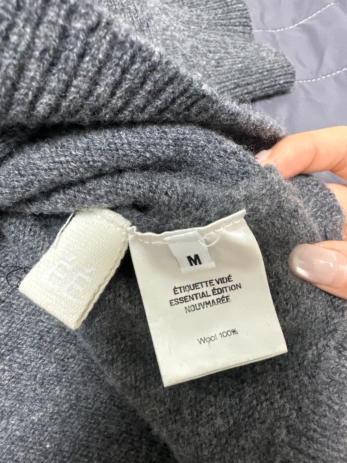 EE누마레 사선 니트 상품이미지6