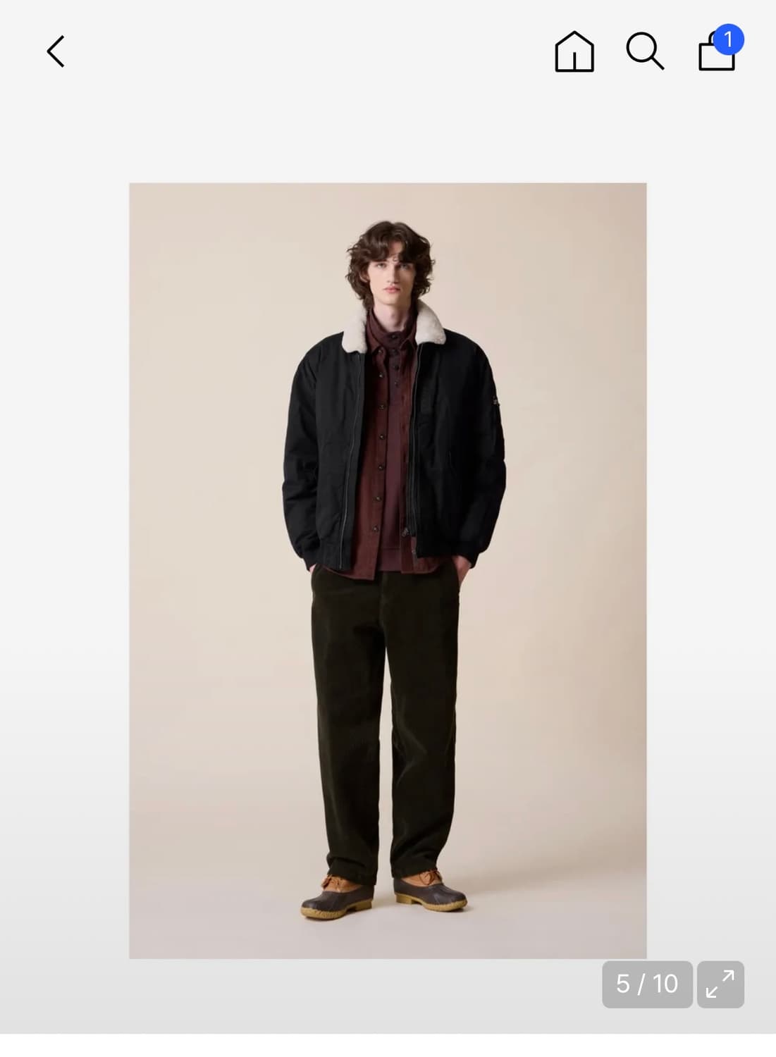 헨리코튼 스핏파이어 다운 블루종 100사이즈 상품이미지1