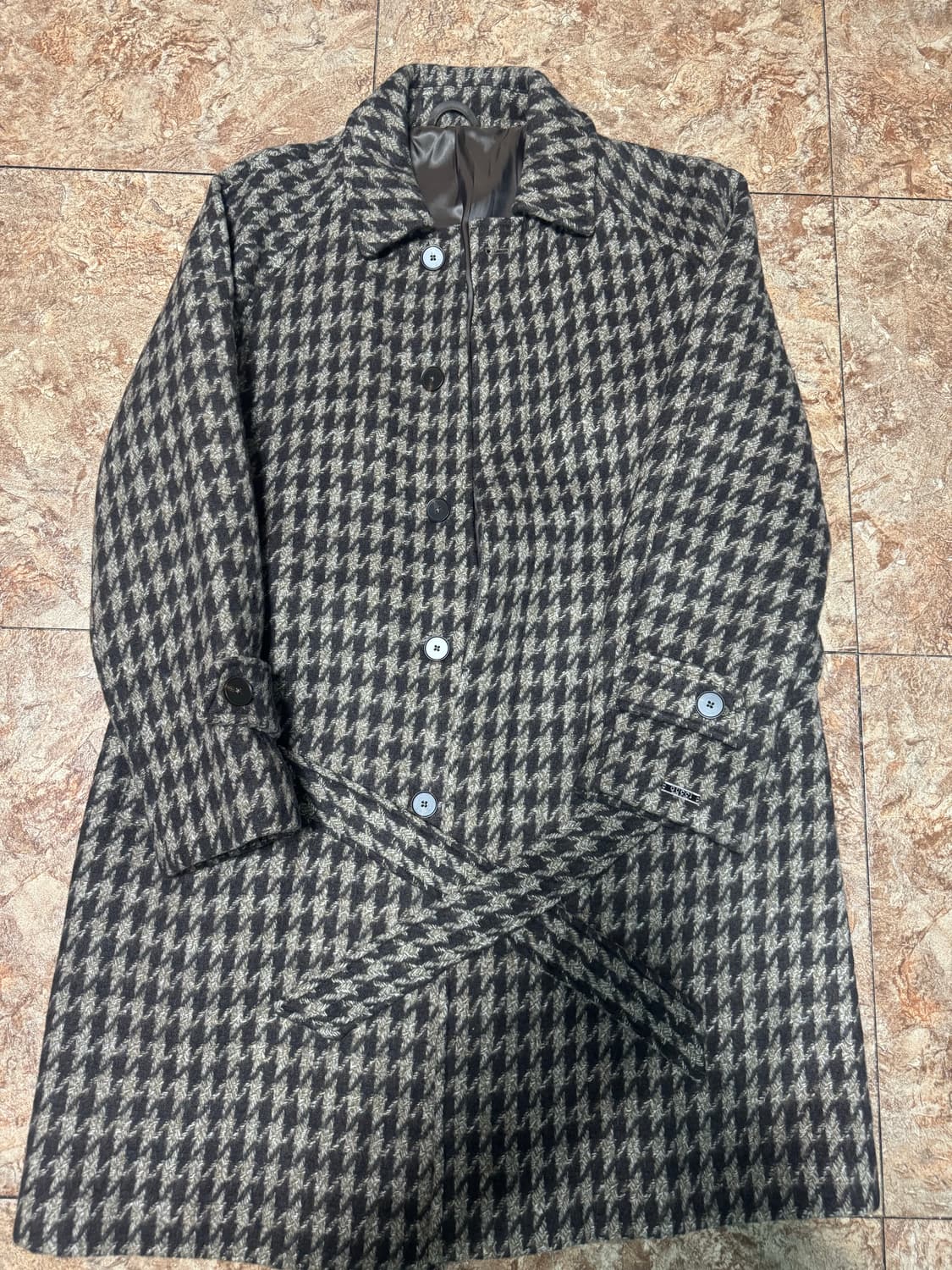 구찌 하운드투스 울 코트 L 상품이미지1