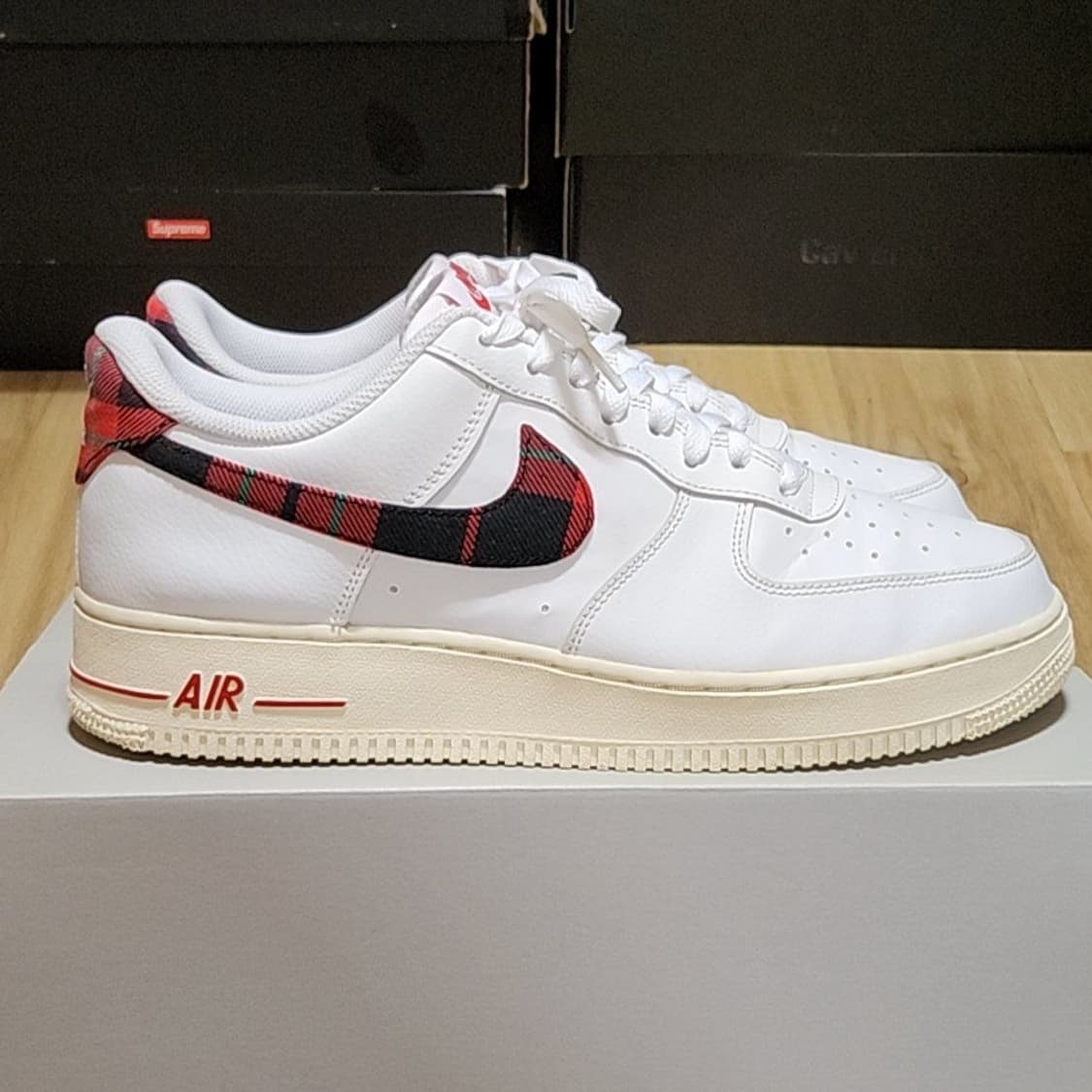 나이키 에어포스 280 타탄 플레이드 화이트 상품이미지3