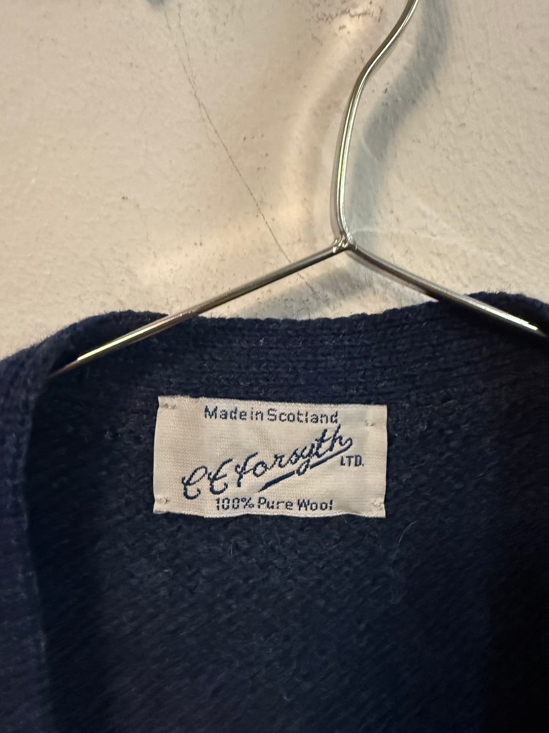 🇬🇧 Scotland made C.C. Forsyth 울 베스트 상품이미지3