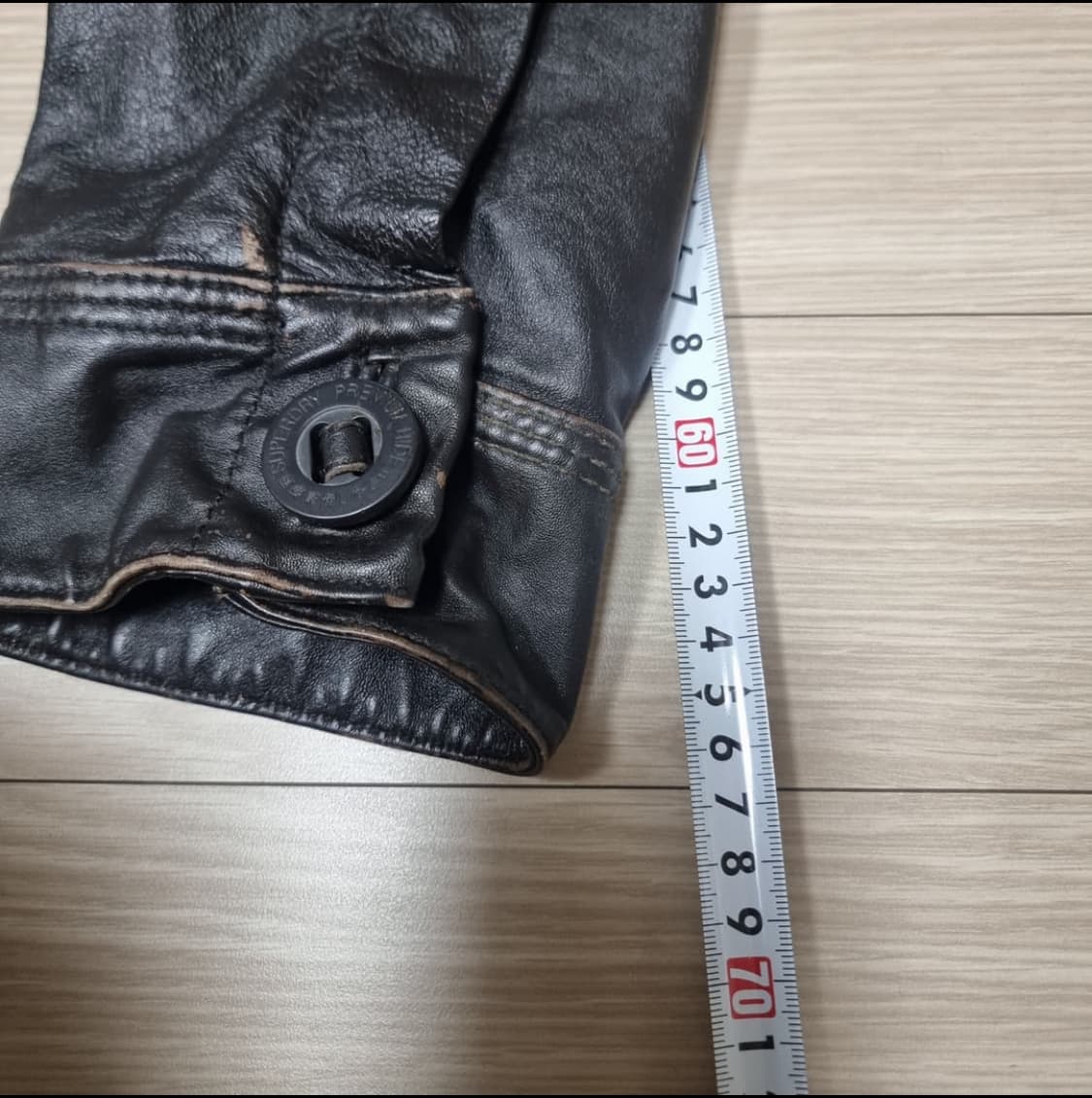 슈퍼드라이배컴 가죽자켓(L) 상품이미지9