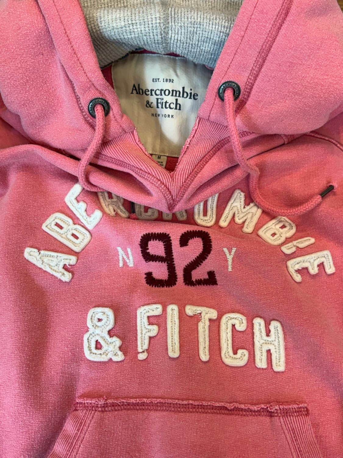 아베크롬비 핑크 후드티 상품이미지6