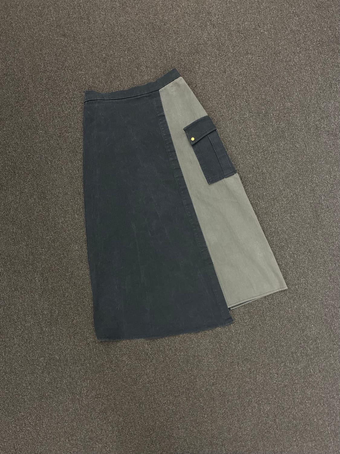 F)Ciaopanic 빈티지 여성 배색 코듀로이 롱 스커트 상품이미지1
