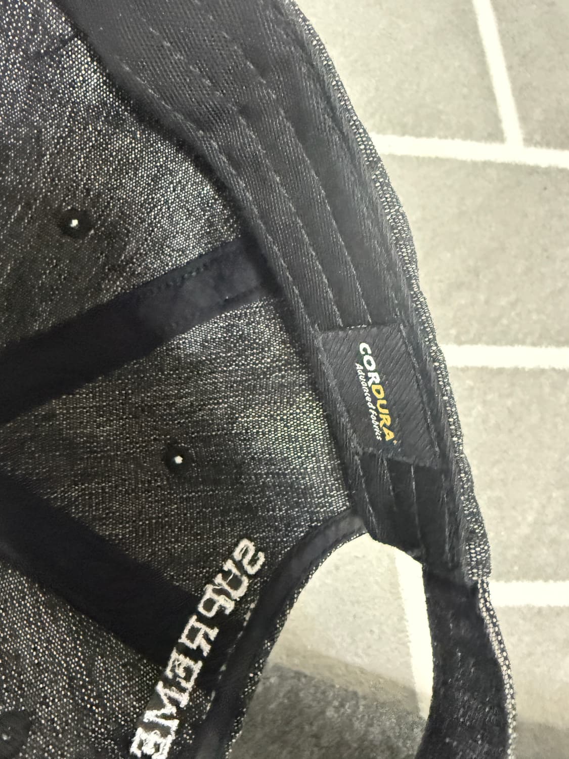 슈프림 코듀라 데님 볼캡 25ss 상품이미지5