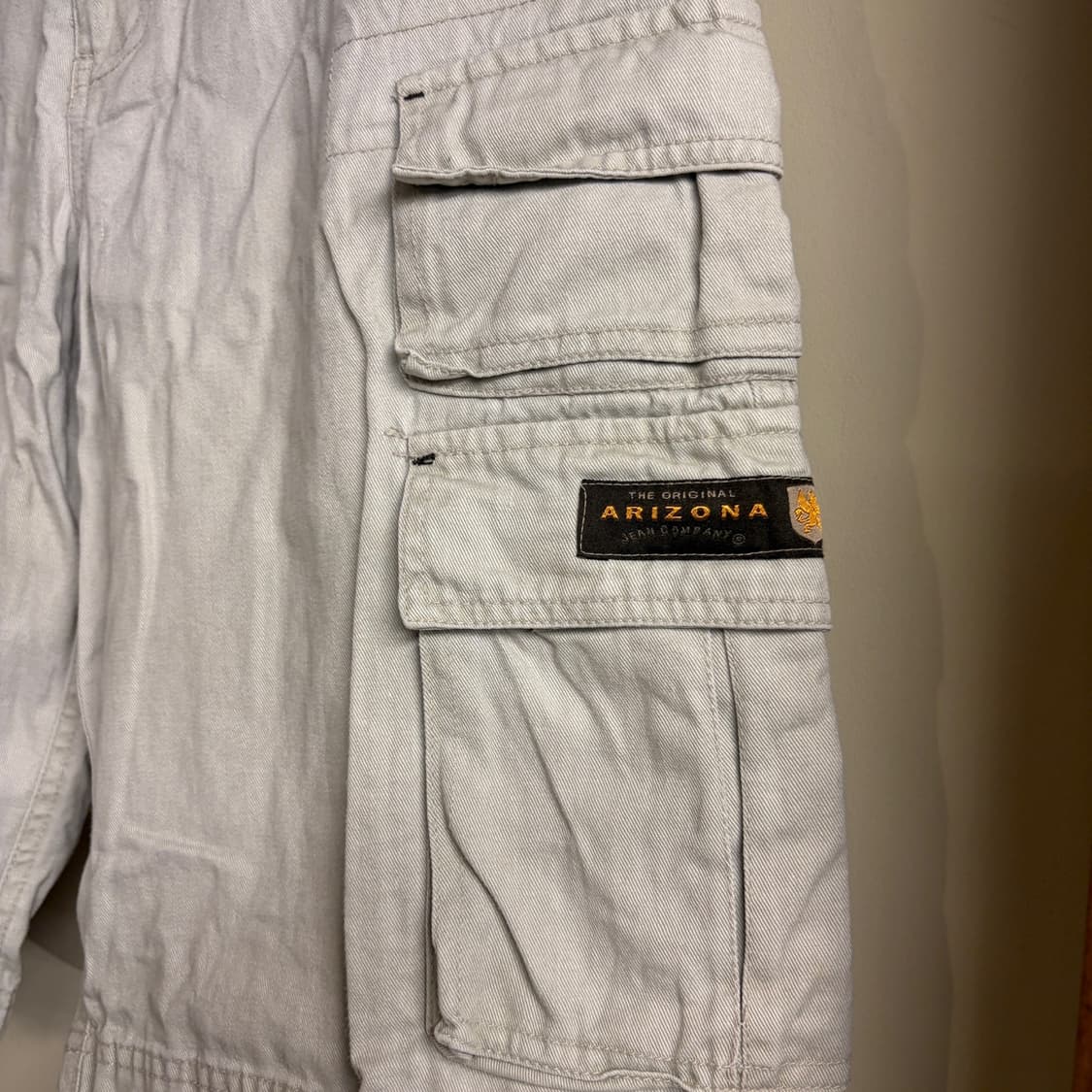 Arizona Cargo Shorts White 32 Size 26050 상품이미지4