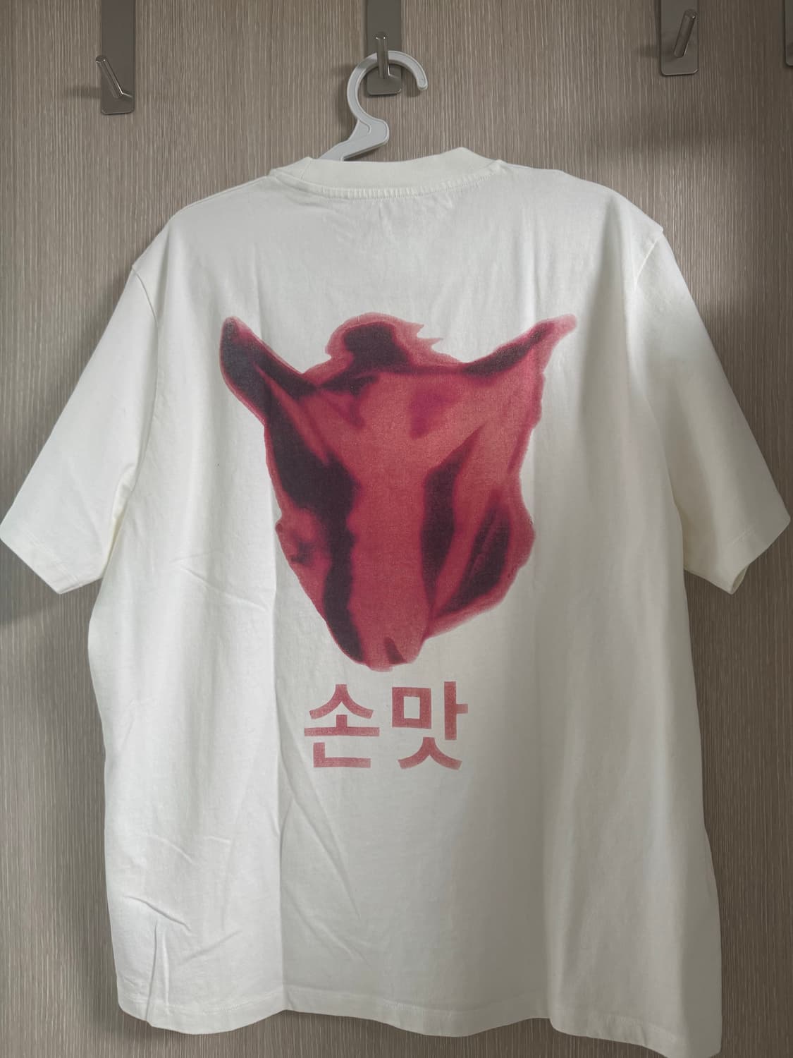 [새상품] 아워레가시 박스 티셔츠 손맛 프린트 50 상품이미지4