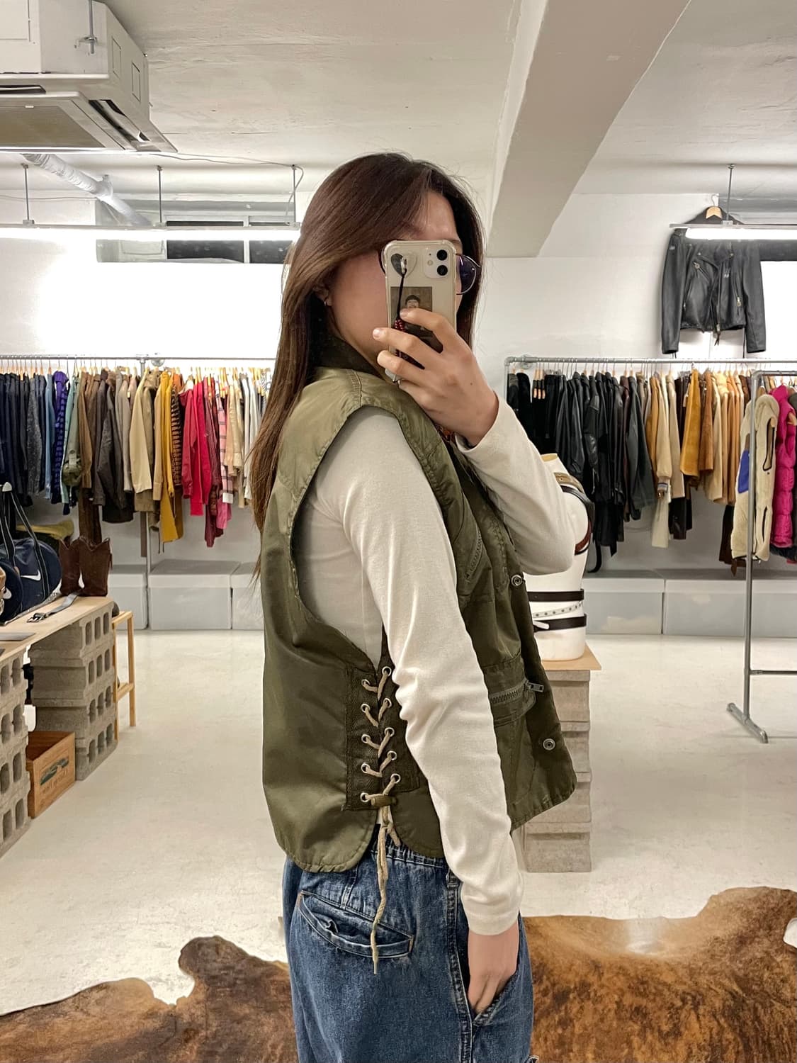 VTG lace-up tactical vest 상품이미지2
