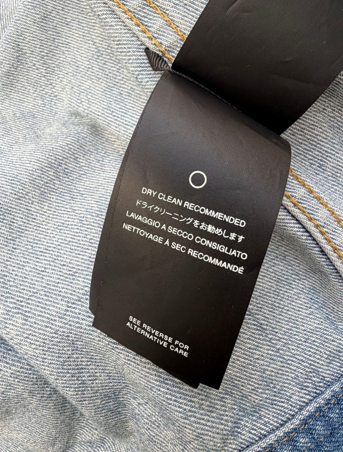 피어오브갓 이터널 크롭 데님 자켓 점퍼  8th 7th 트러커 fog 상품이미지9