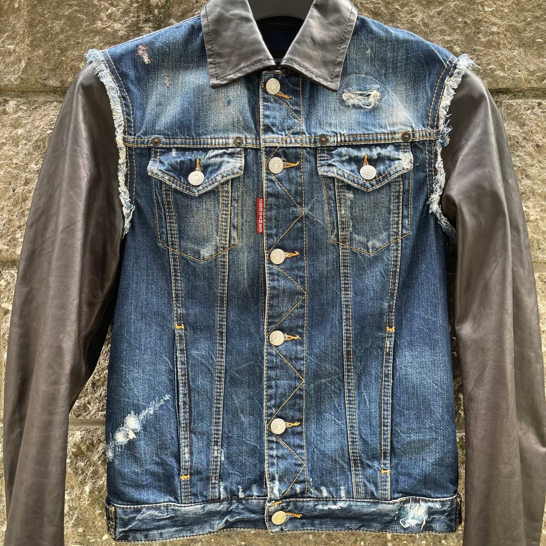 [44] DSQUARED2 2012 데님/레더 자켓 상품이미지6