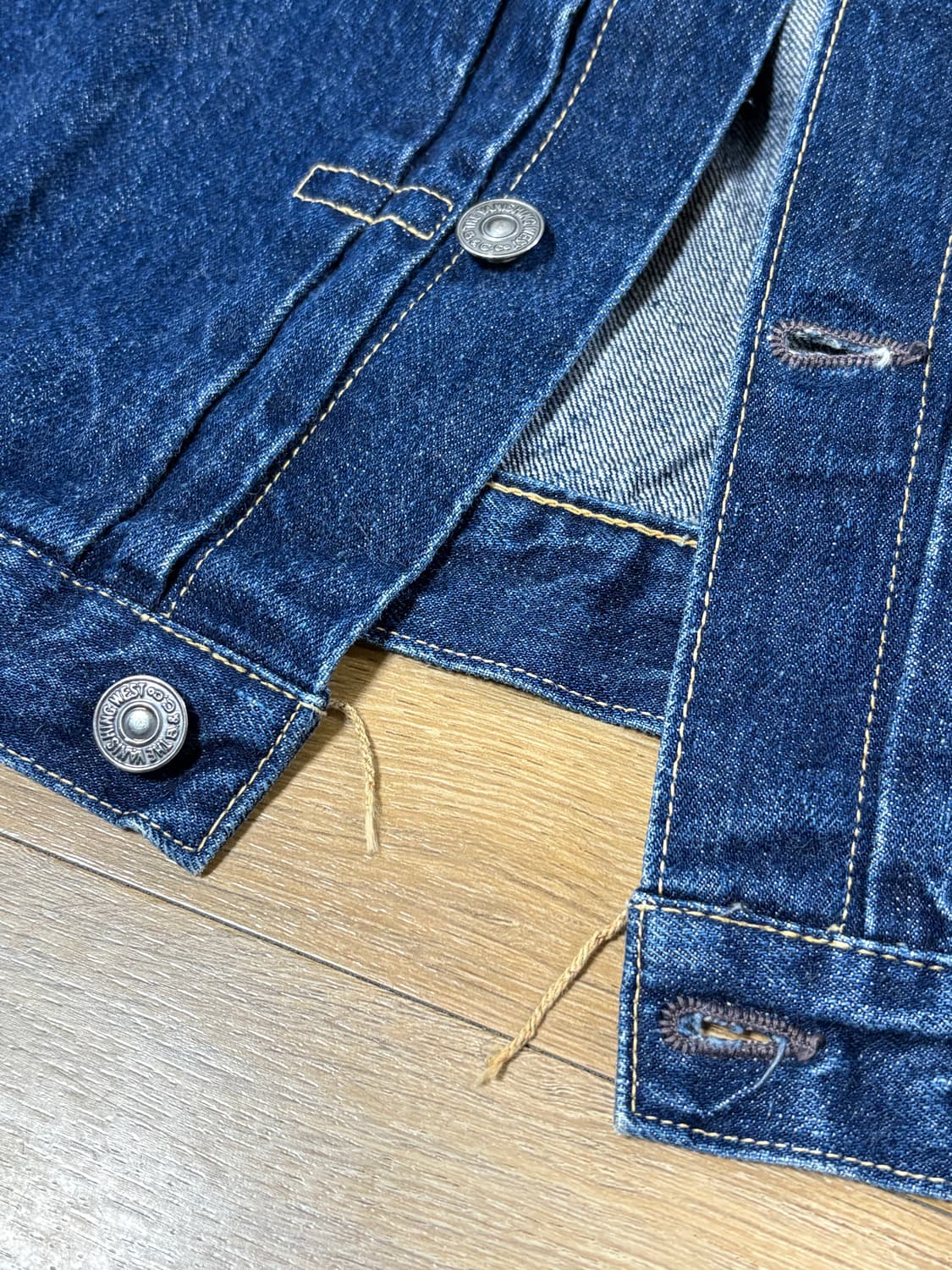 (40)프리휠러스 506xx 셀비지 1세대 데님자켓 풀카운트 웨어하우스 상품이미지3