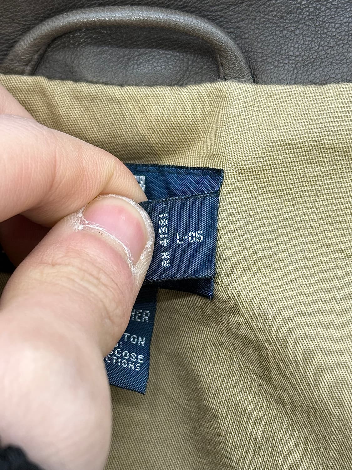 폴로 랄프로렌 브라운 쉽 맥스 웰 블루종 레더 자켓 상품이미지8