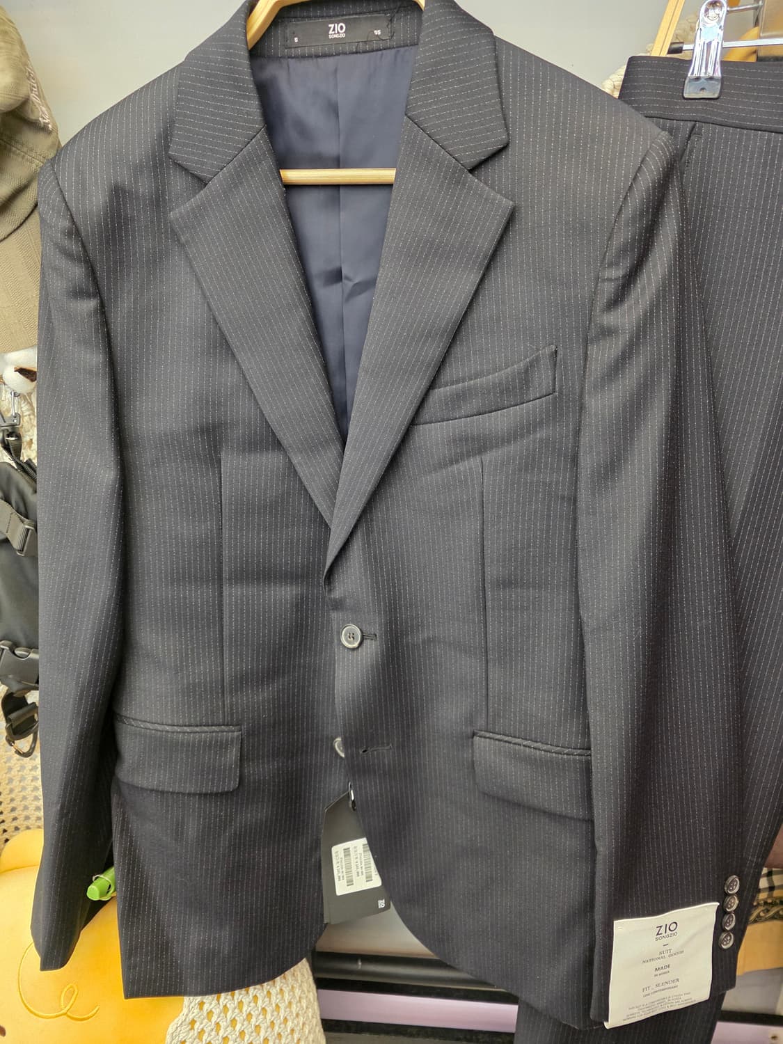 새상품)지오송지오 슬렌더 핏 정장 셋업 95 상품이미지2