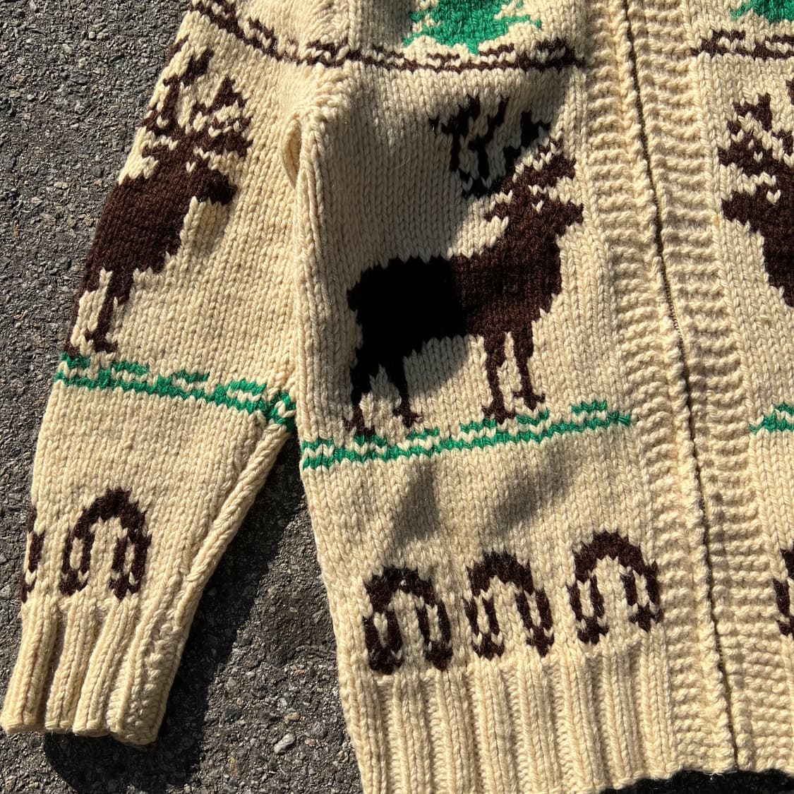 60‘s Lightning Zip Rein Deer Cowichan 상품이미지4