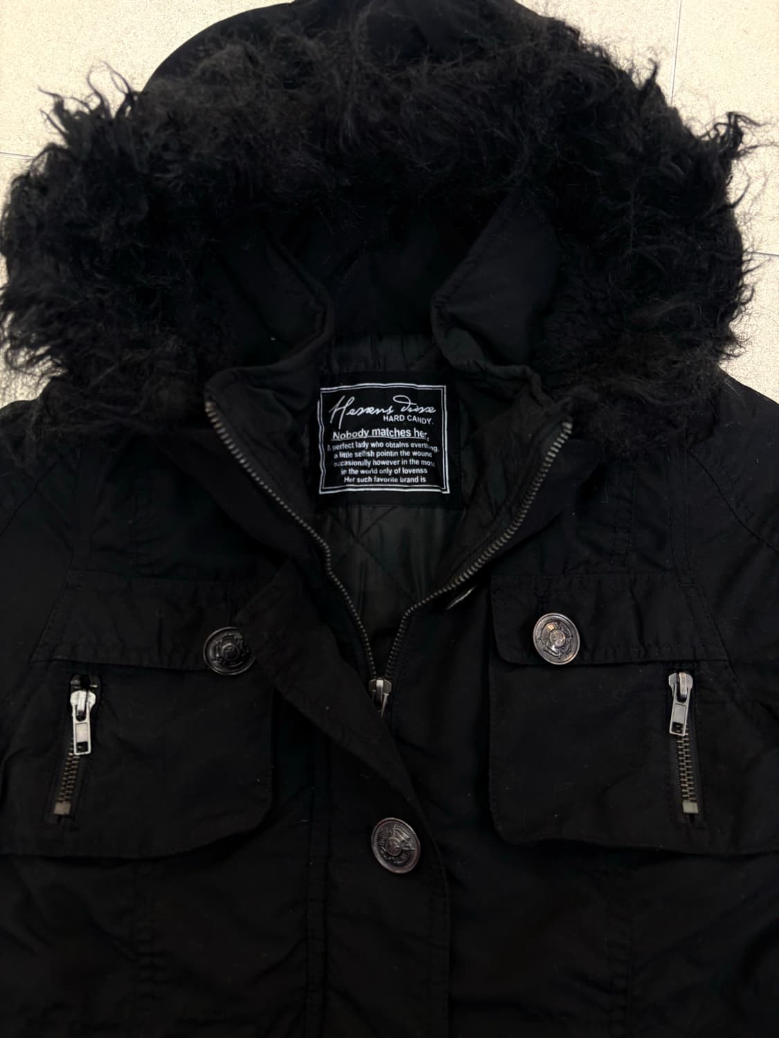 블랙 셔링 y2k 자켓 상품이미지7