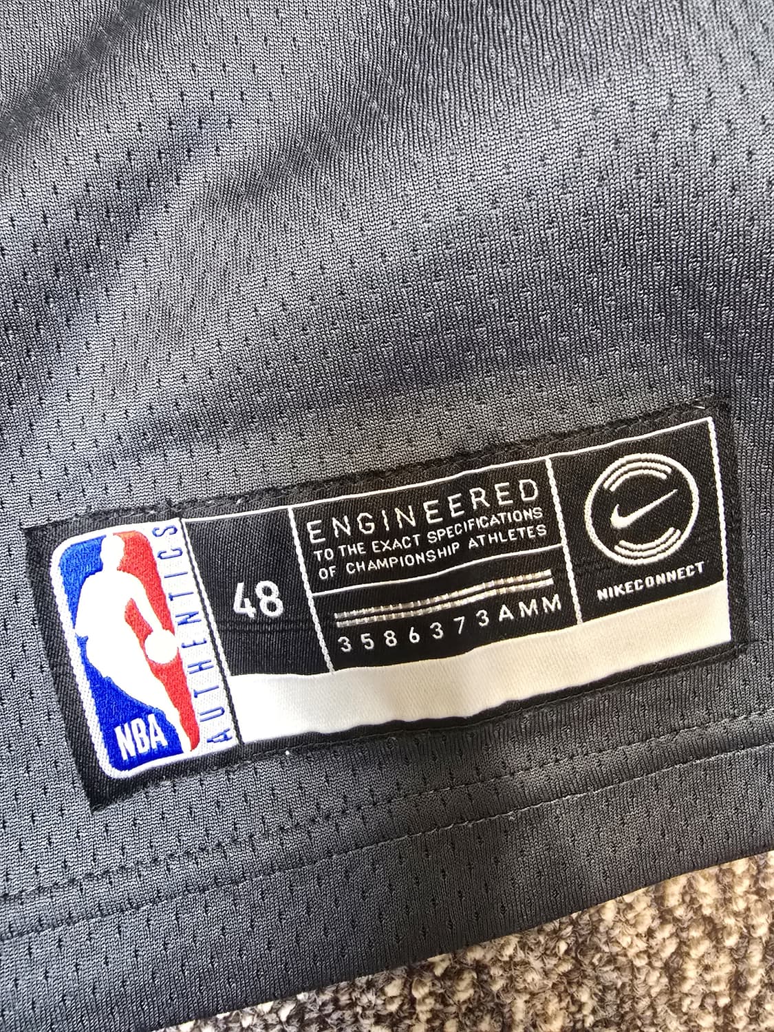 NBA 스테판 커리 더타운 저지 골든스테이트 어센틱 나이키 48(L) 상품이미지2