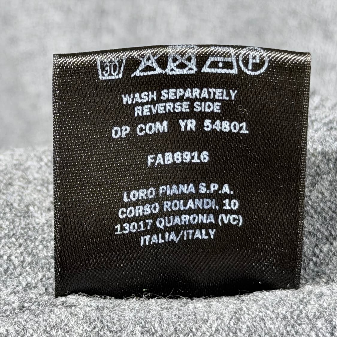 (A+/50) / 로로피아나 베이비 캐시미어 크루넥 니트 그레이 상품이미지8