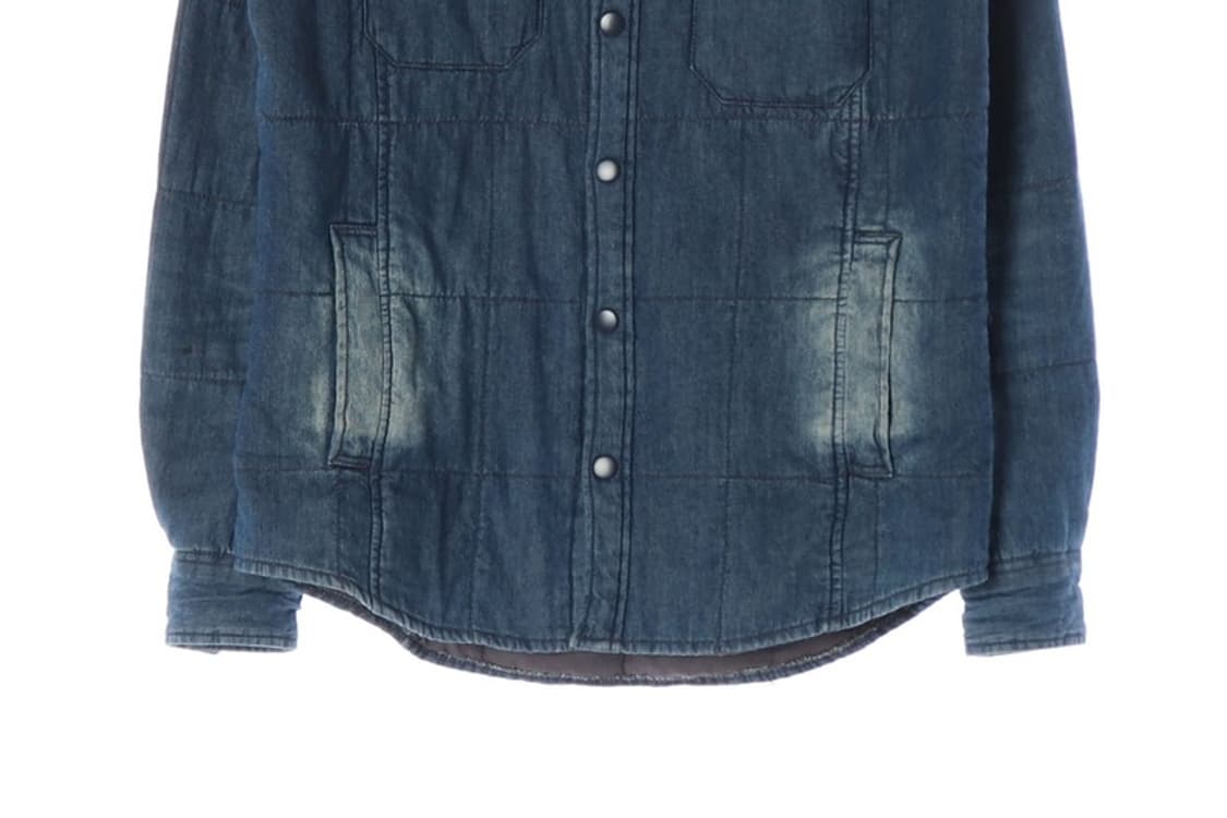 코데즈컴바인 포맨 워싱 데님 누빔 셔츠 M 상품이미지5