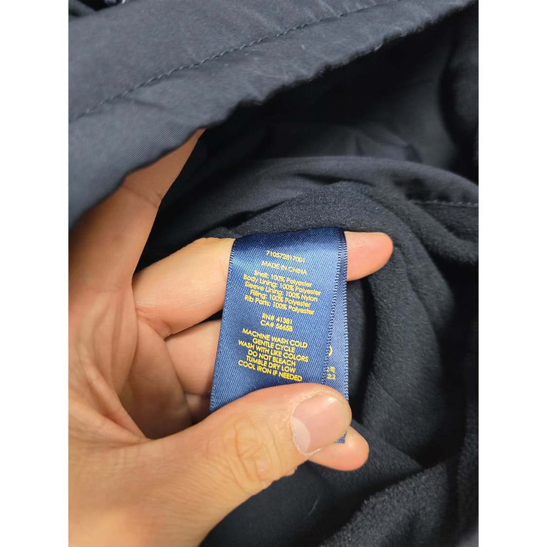 택포) 폴로 랄프로렌 네이비 블랙페리 자켓 L 상품이미지3