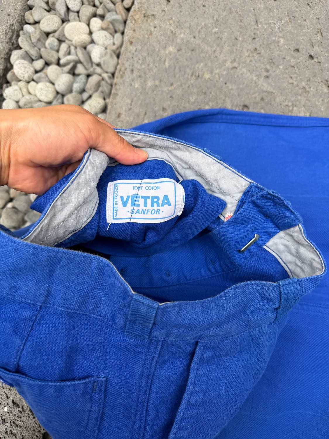 1970s VETRA WASHED BLUE 베트라 프렌치워크팬츠 상품이미지3