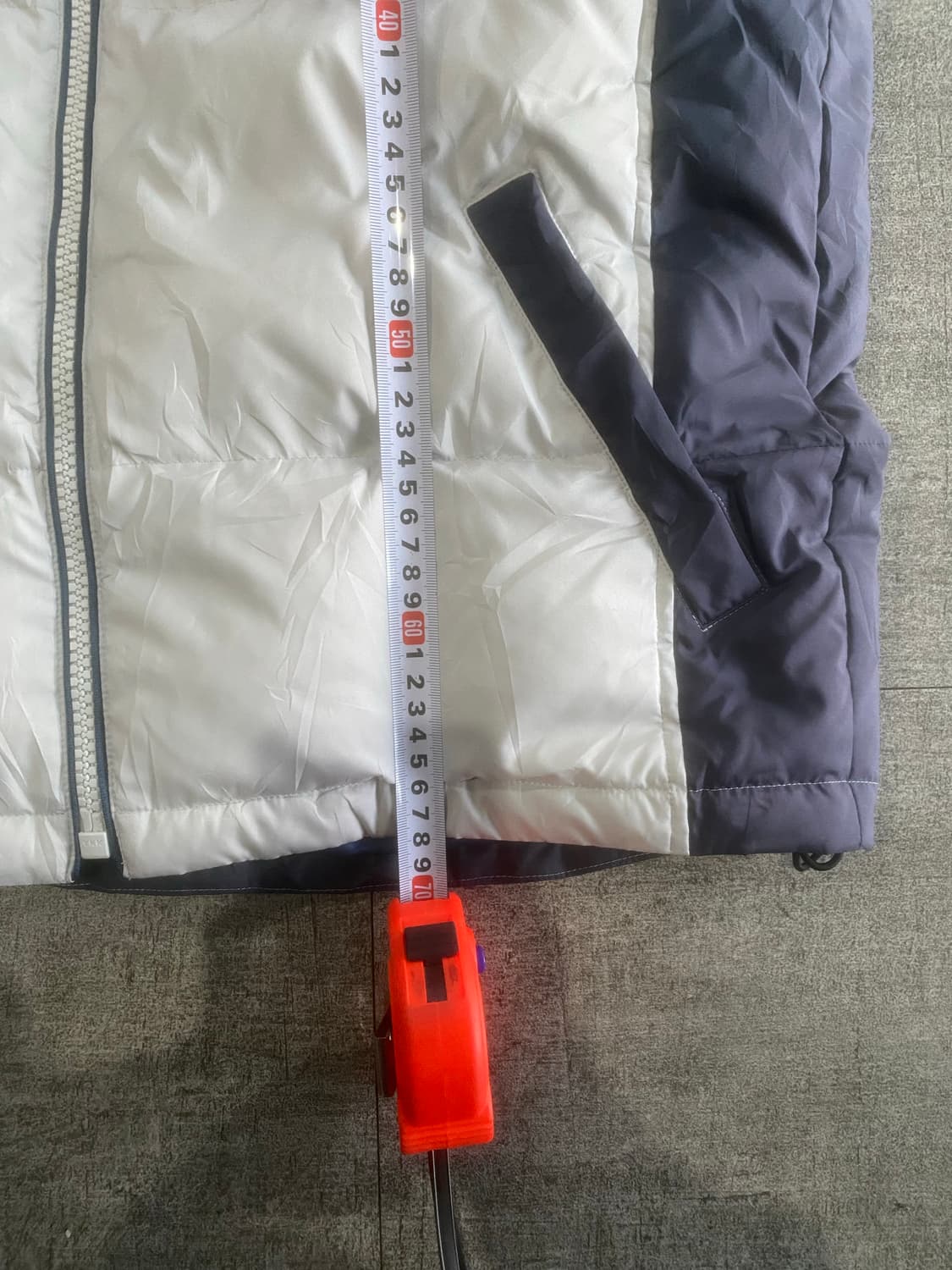 일본빈티지 Pia 올드스쿨아메카지스트릿 혁오풍 패딩베스트배색조끼 상품이미지3