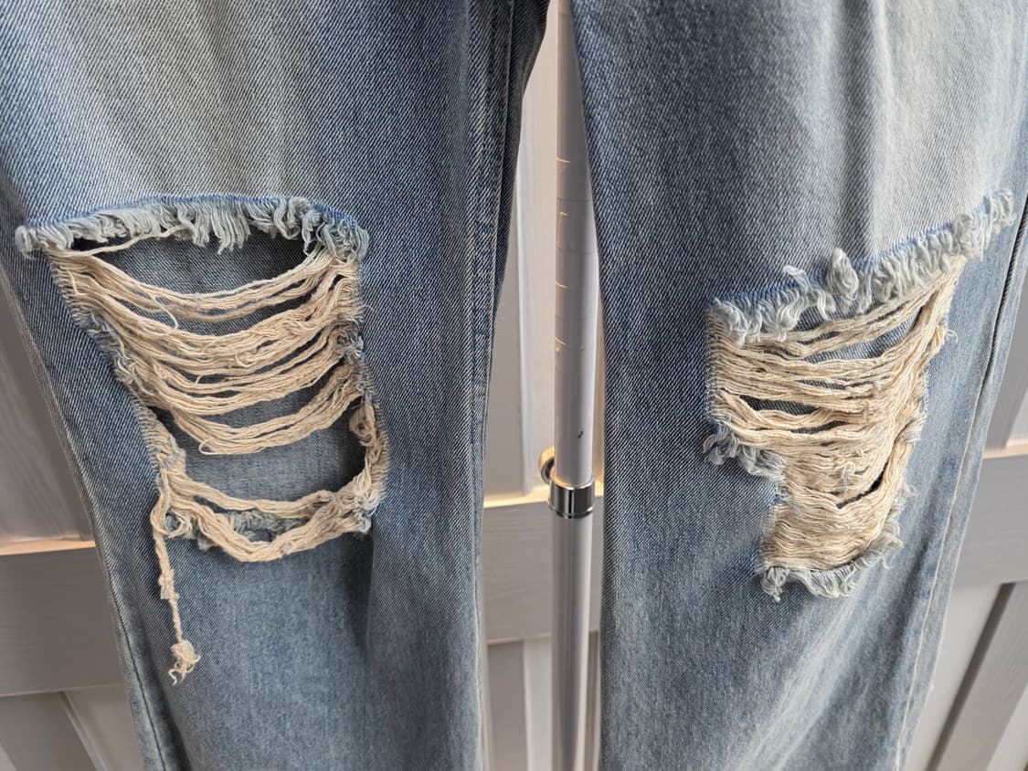 LEEY 찢청 데님 상품이미지3