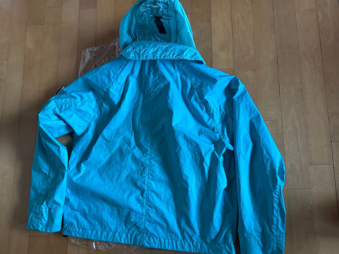 스톤아일랜드 멤브라나 3L TC 탈부착 후드 블루종 상품이미지10