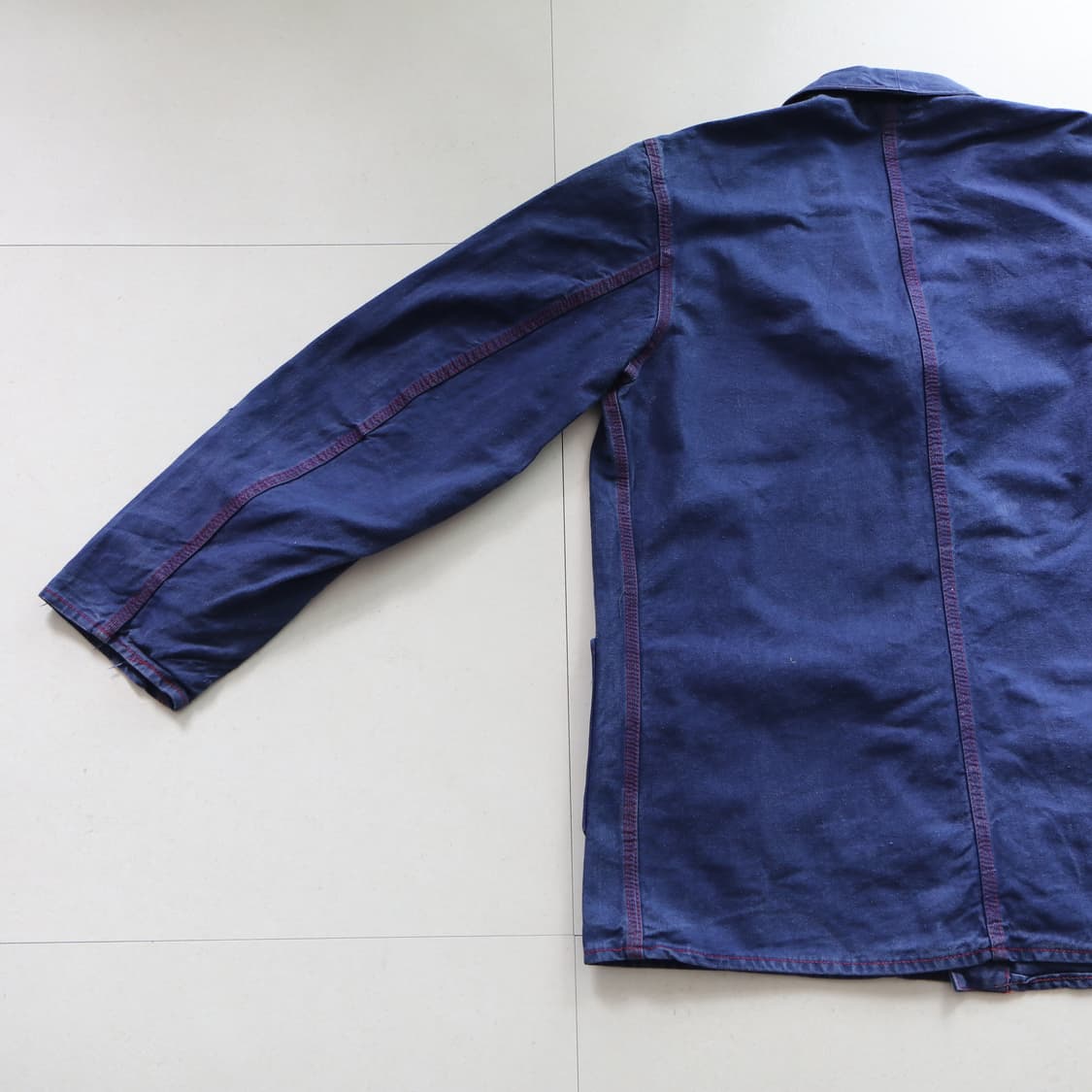 70s 프렌치 Fristads  노치드 라펠 리벳 초어 워크자켓(105) 상품이미지9