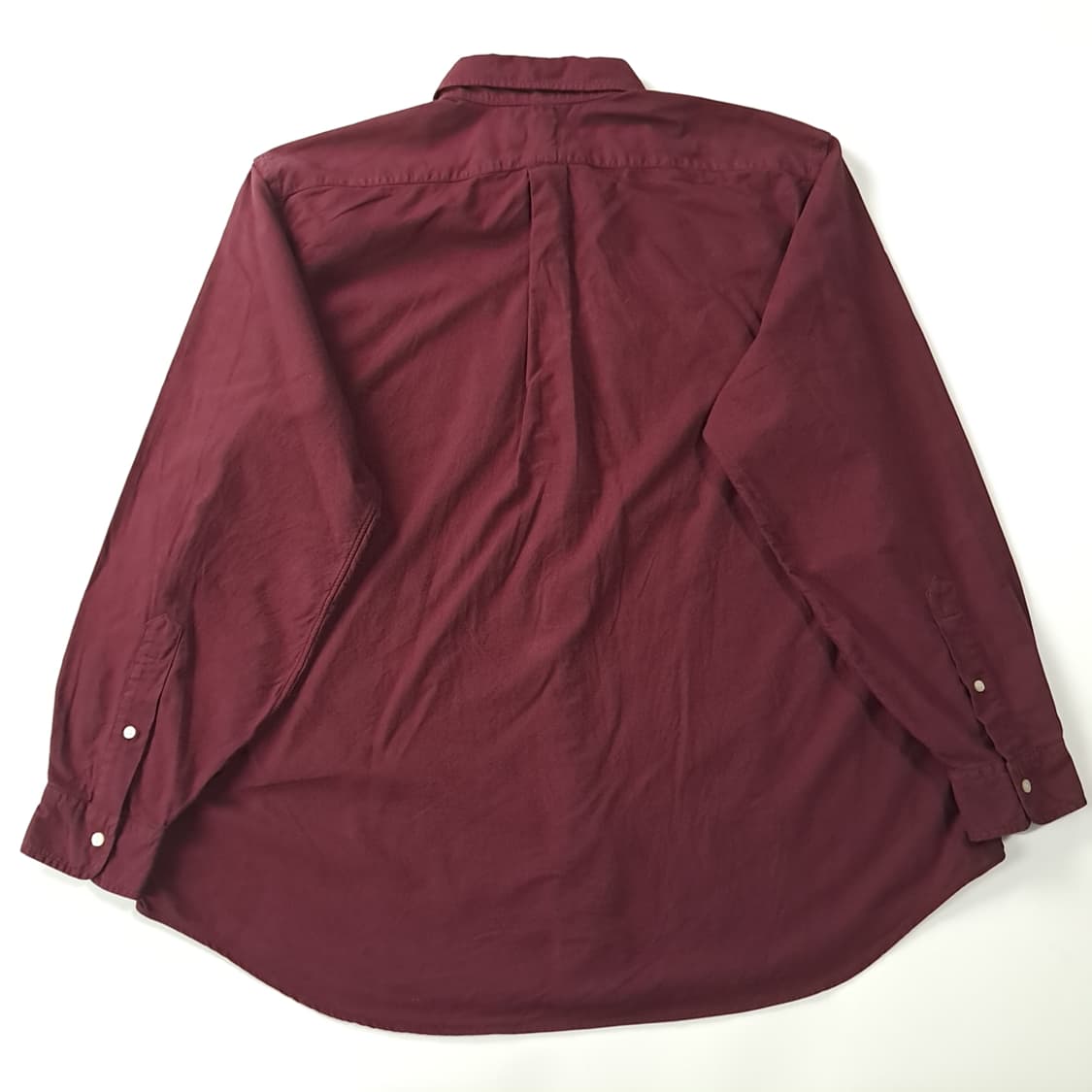 CK322 XB 폴로 QR인증 버건디와인 버튼다운 셔츠 남방 상품이미지8