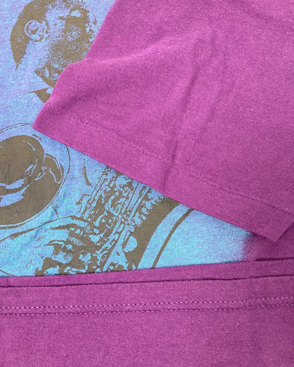 80s Single/Double Stitched Tee (purple) 상품이미지6