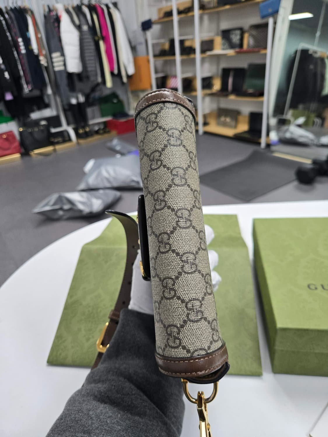 [A급컨디션] 구찌 홀스빗 수프림 숄더백 미니 상품이미지5