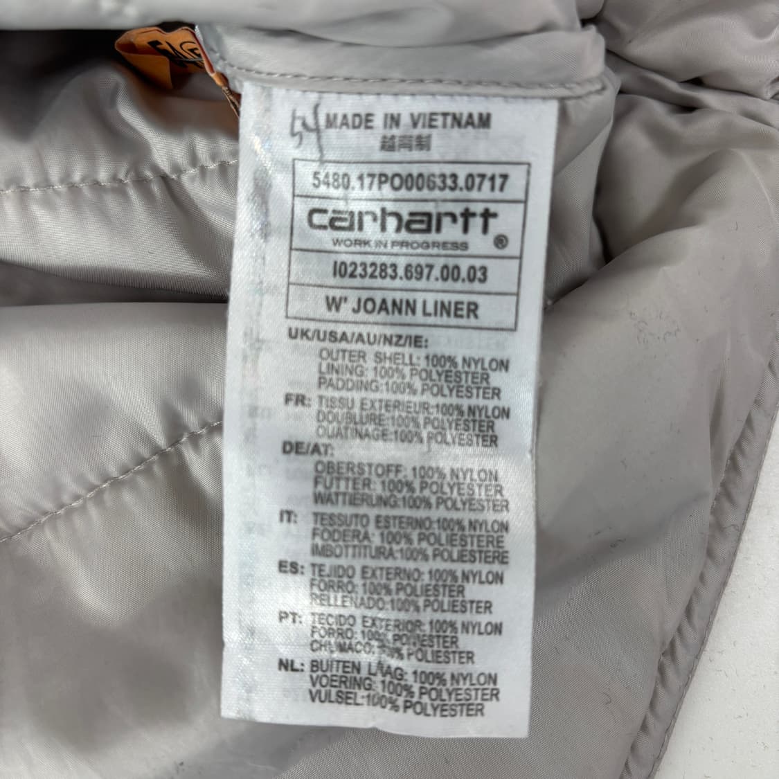 칼하트 WIP 라이너 자켓 상품이미지10